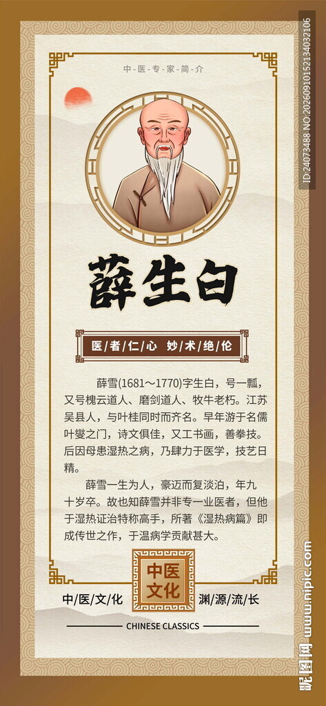 养生日历海报