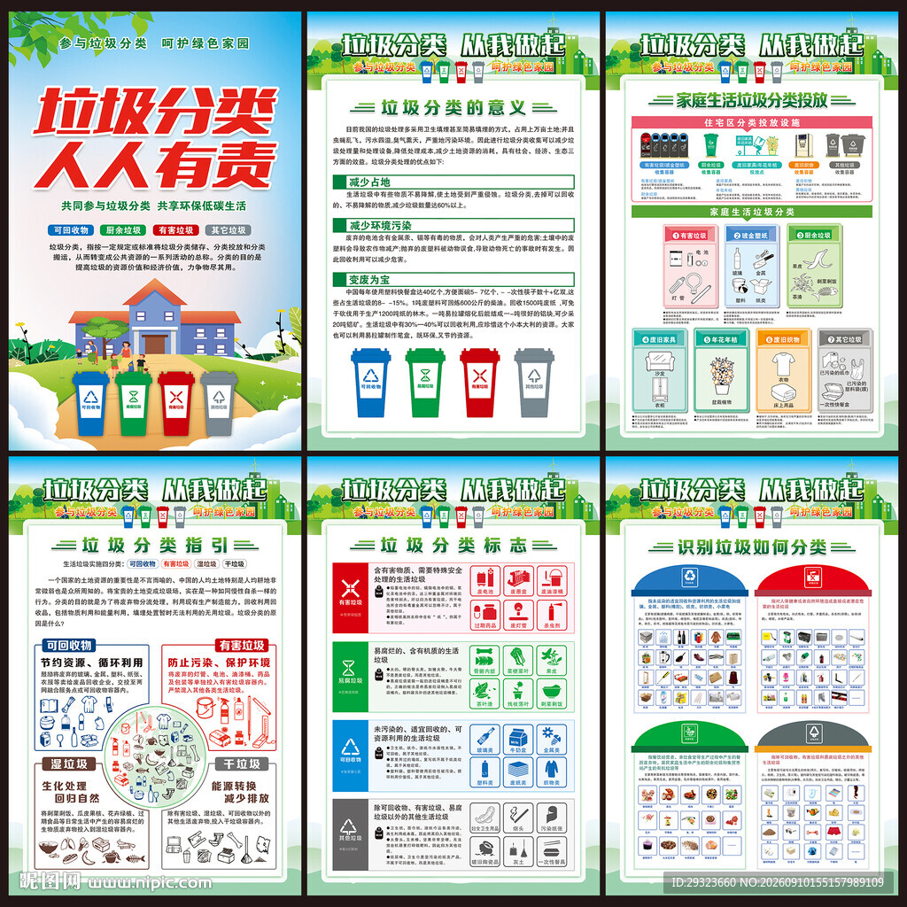 垃圾分类海报