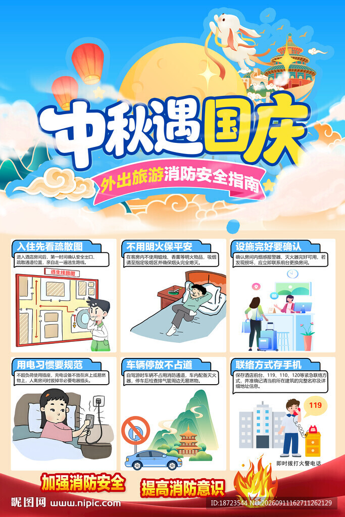 中秋国庆外出旅游安全提示