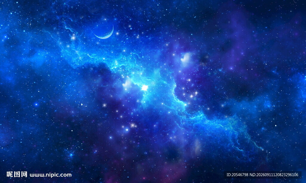 蓝色星空软膜天花