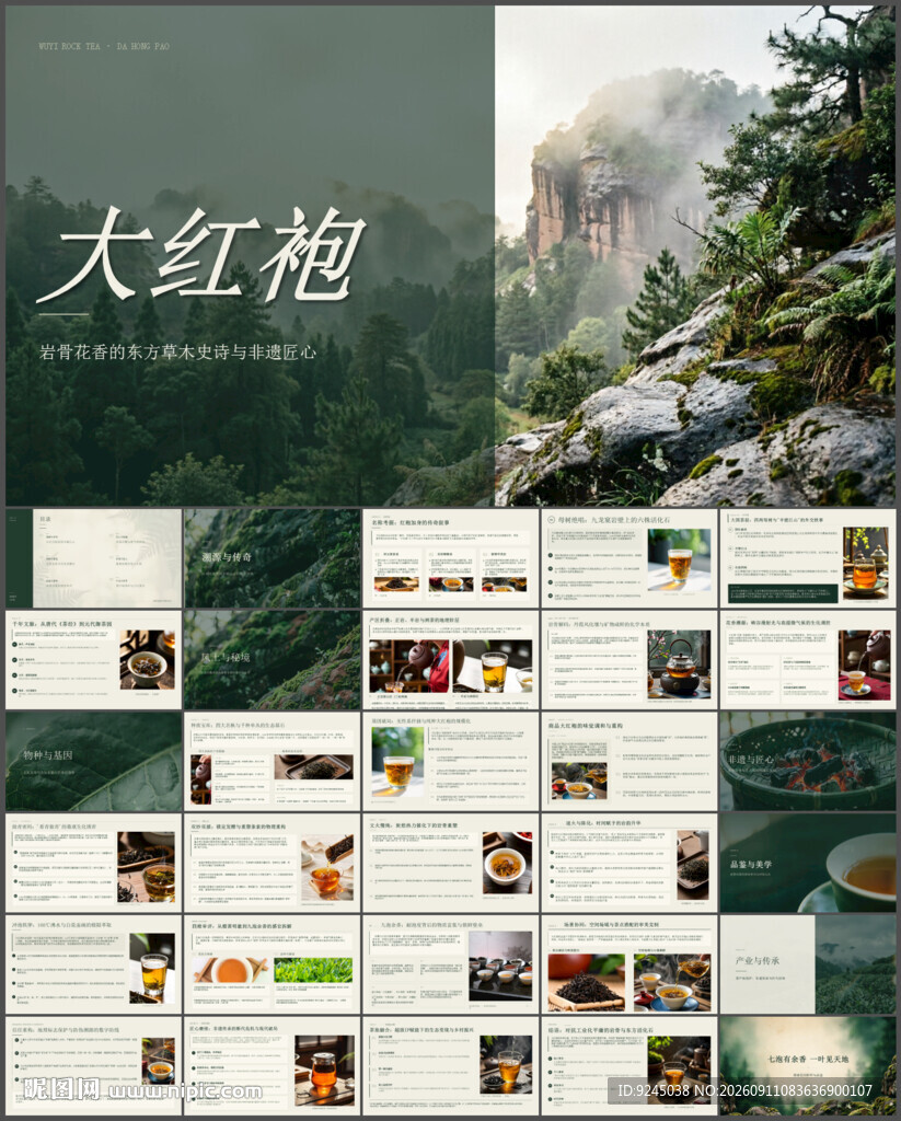 武夷岩茶大红袍介绍ppt
