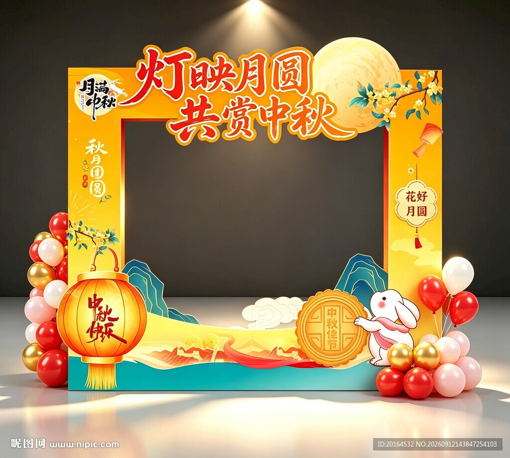 中秋打卡美陈