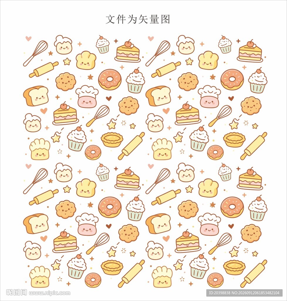 烘焙甜甜圈蛋糕厨师