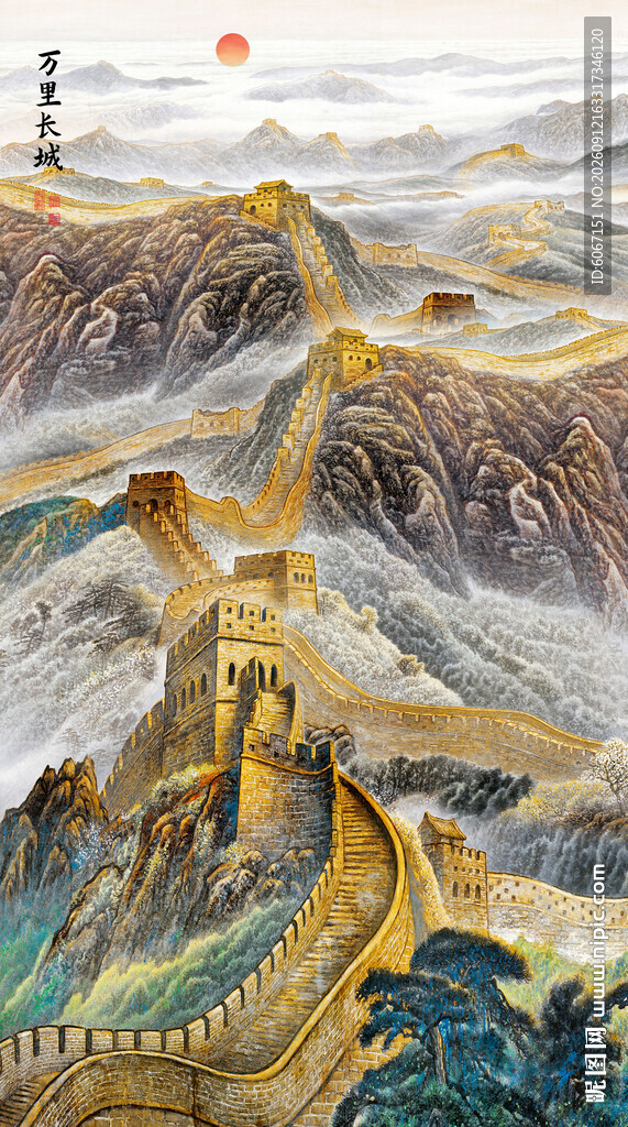 长城玄关装饰画