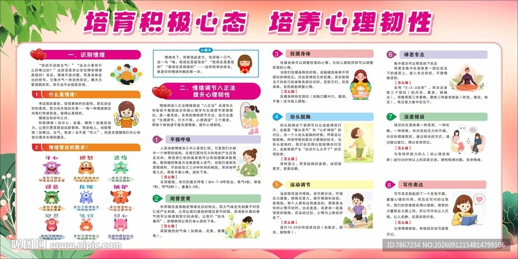 心理健康展板