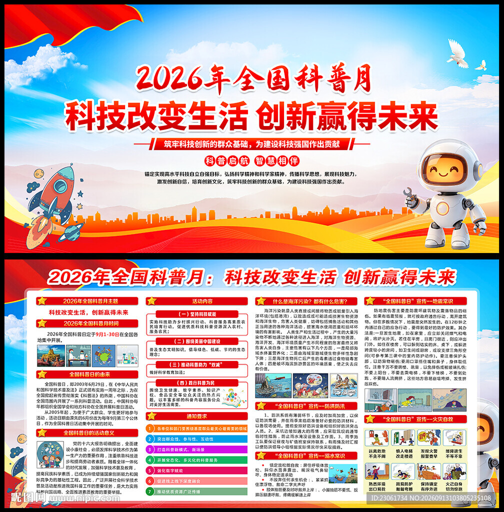 2026年全国科普月宣传栏
