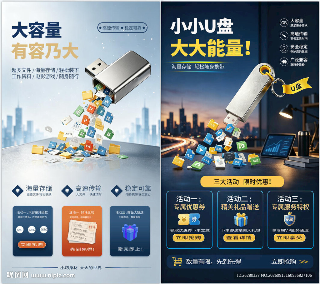 U盘海报