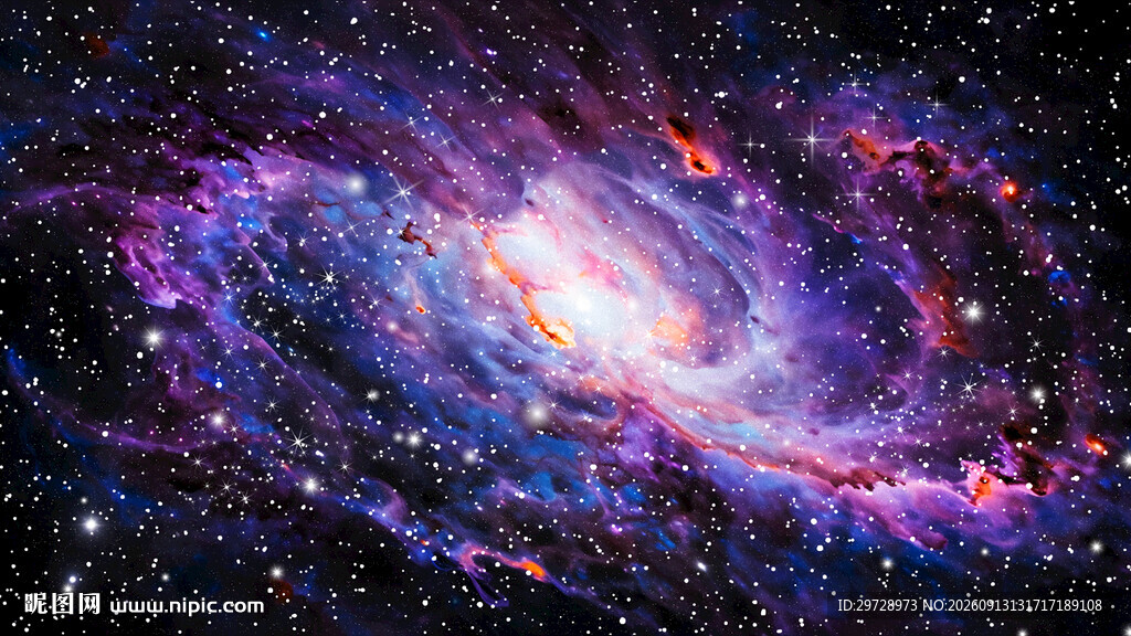 彩色宇宙星空背景