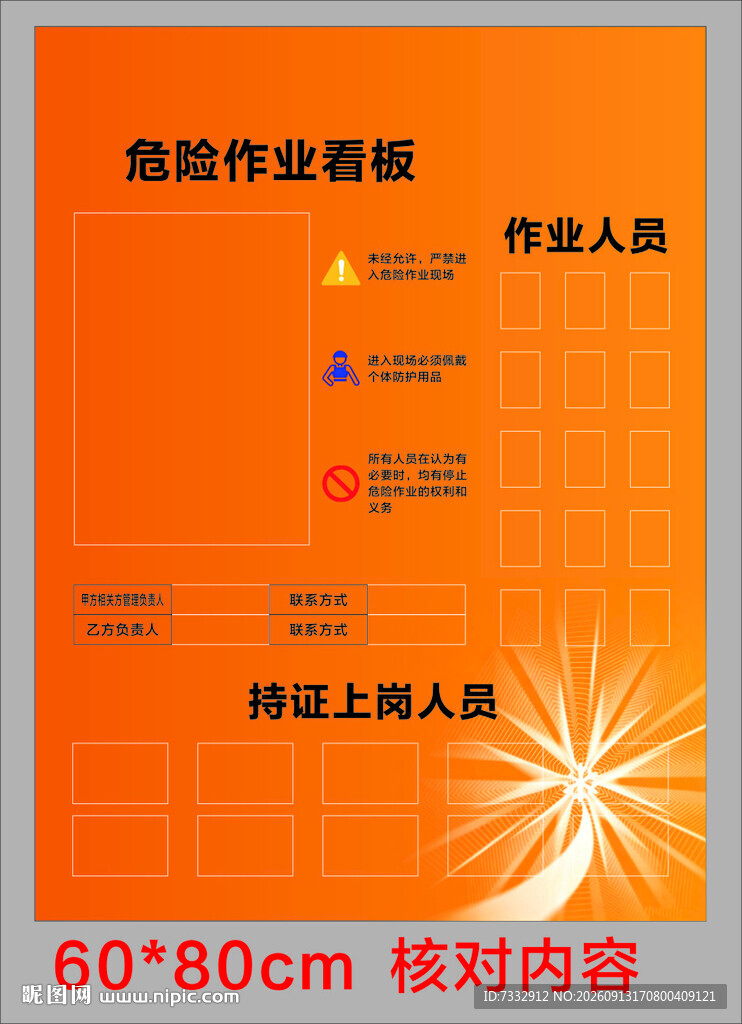 信息作业看板展示图