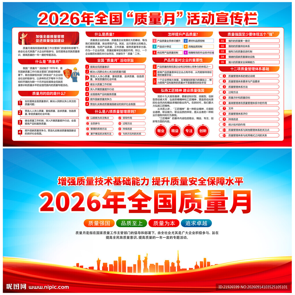 2026年质量月宣传栏