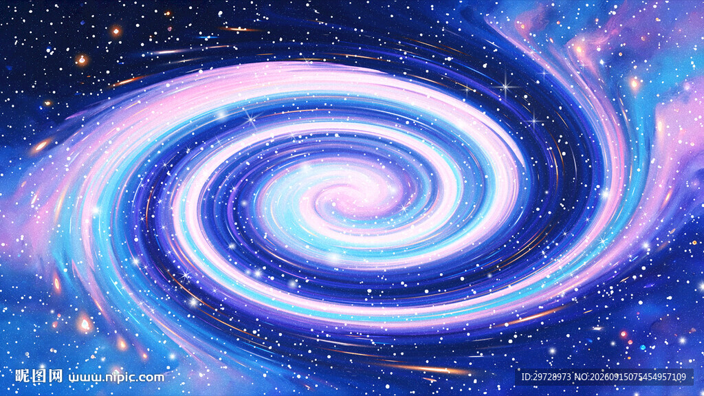 唯美旋涡星空