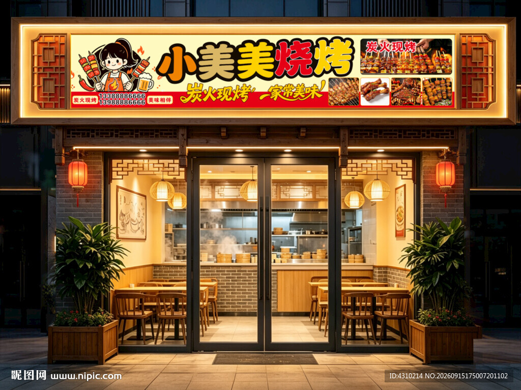 烧烤店