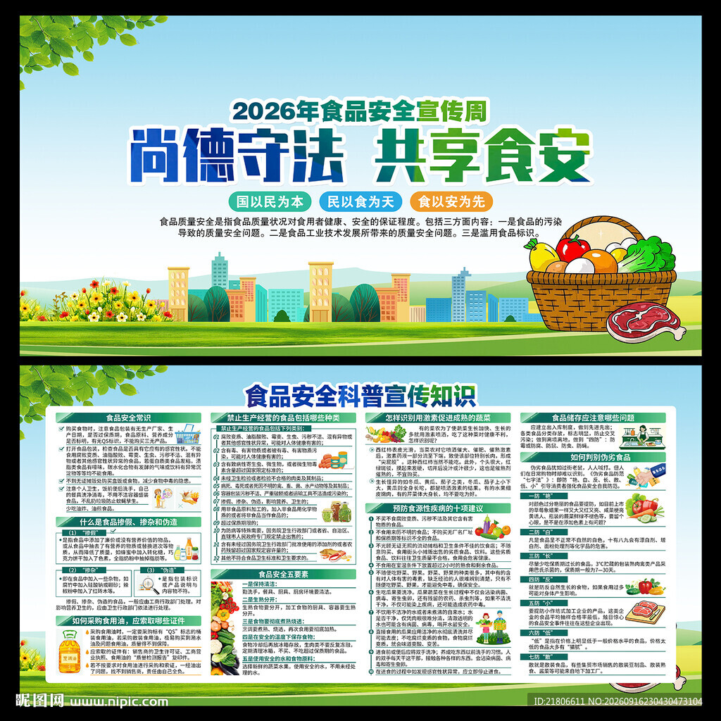 食品安全宣传栏