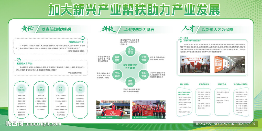 绿色助农企业宣传栏展板背景板