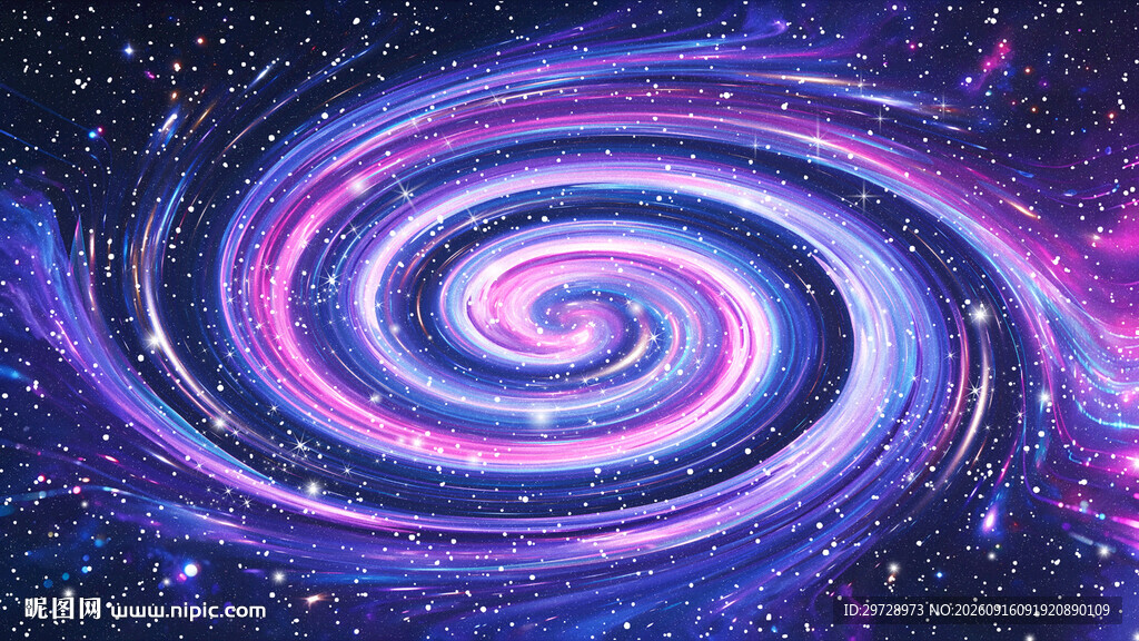 唯美星空宇宙旋涡星系