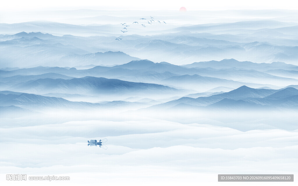 意境山水风景画