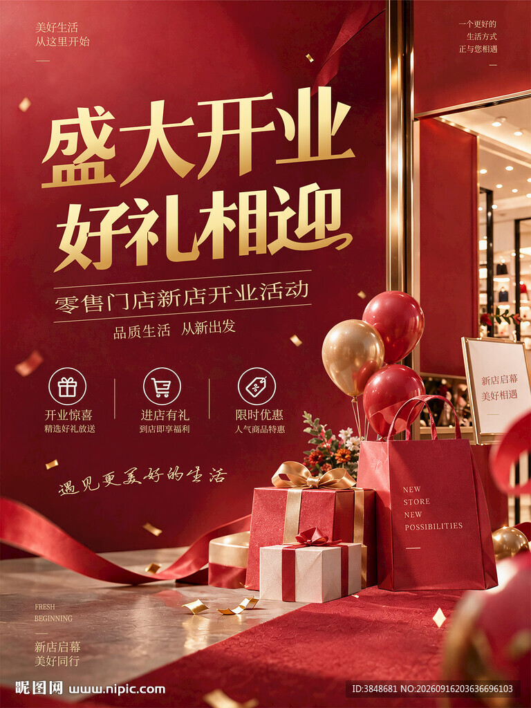 开业海报