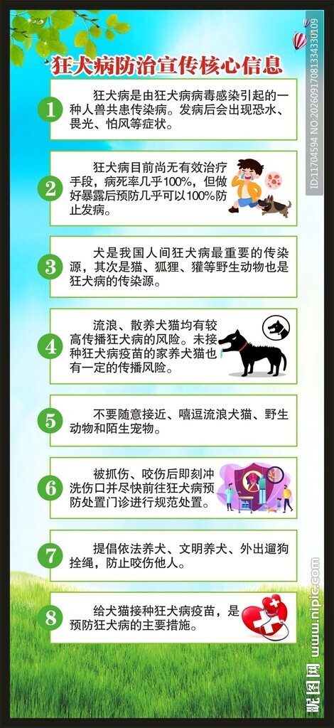 世界狂犬病日展架