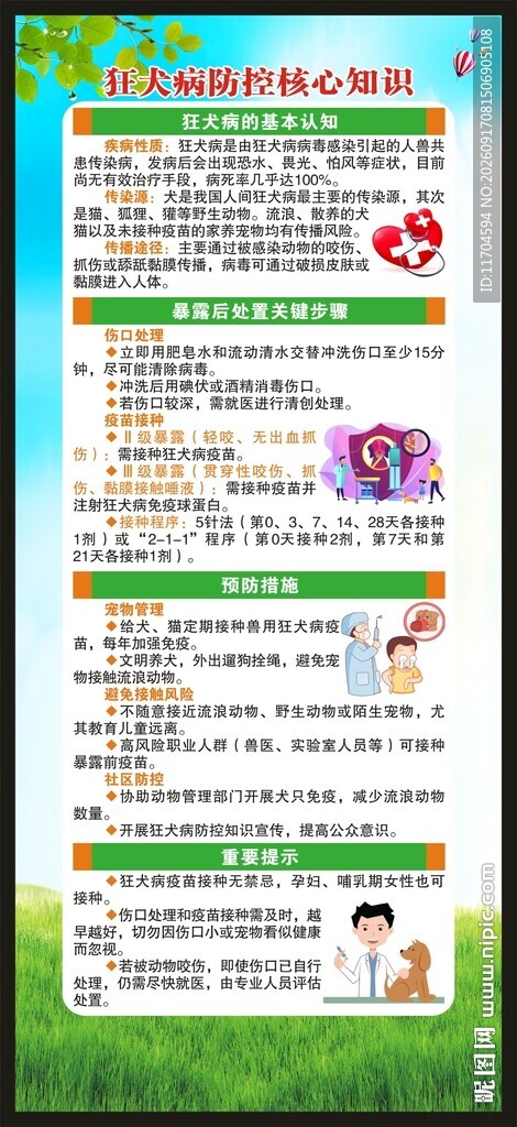 世界狂犬病日展架