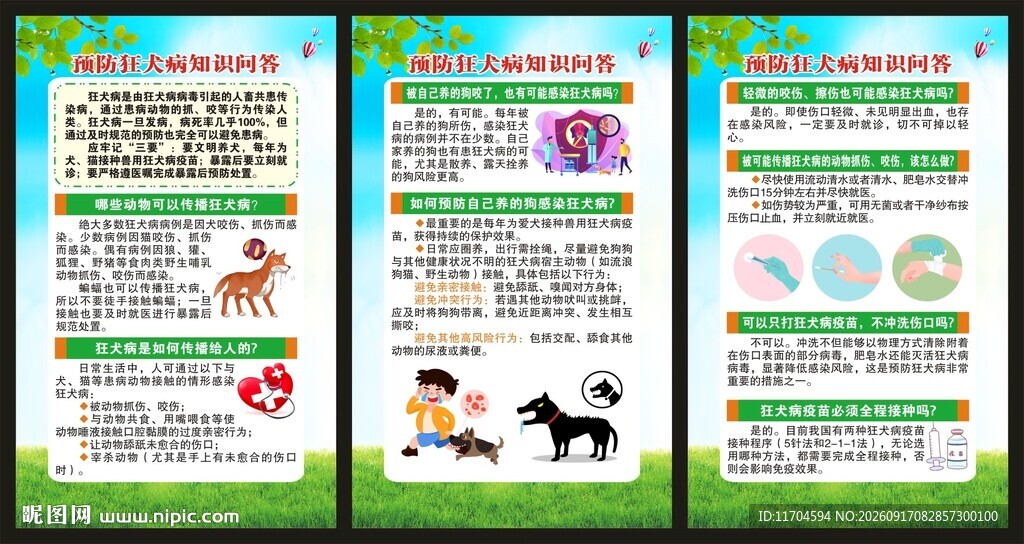 世界狂犬病日展板