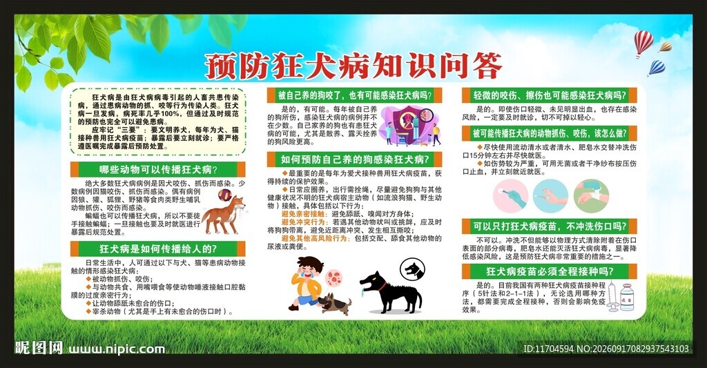 世界狂犬病日宣传栏