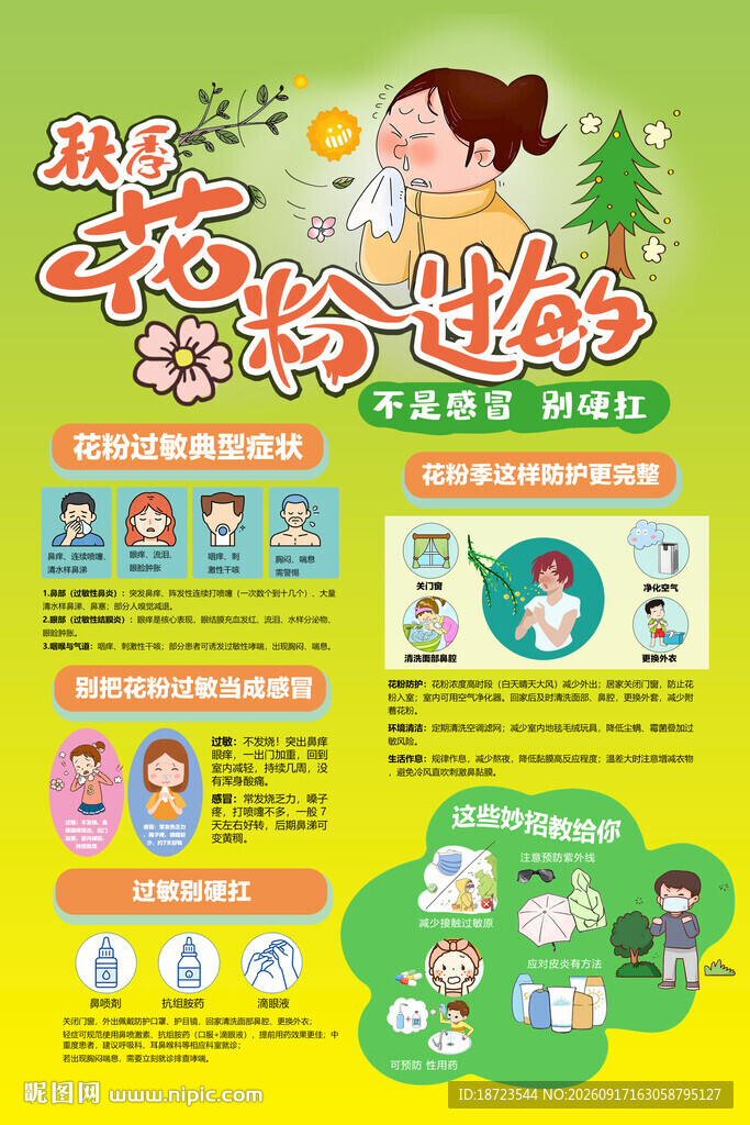 秋季花粉过敏