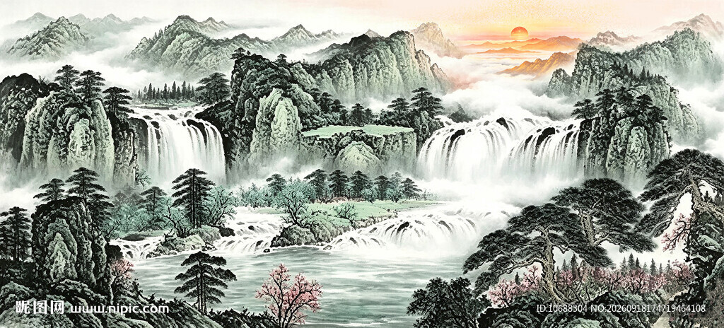 聚宝盆装饰画