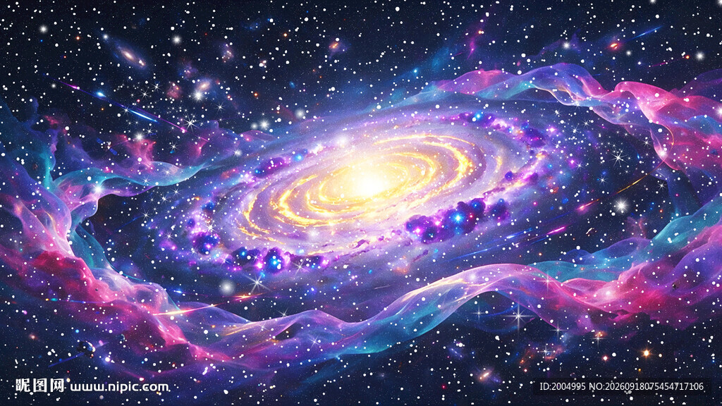 彩色星空