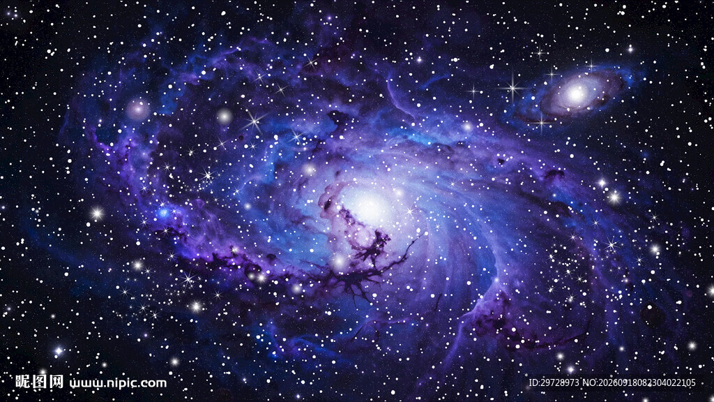 紫色星空