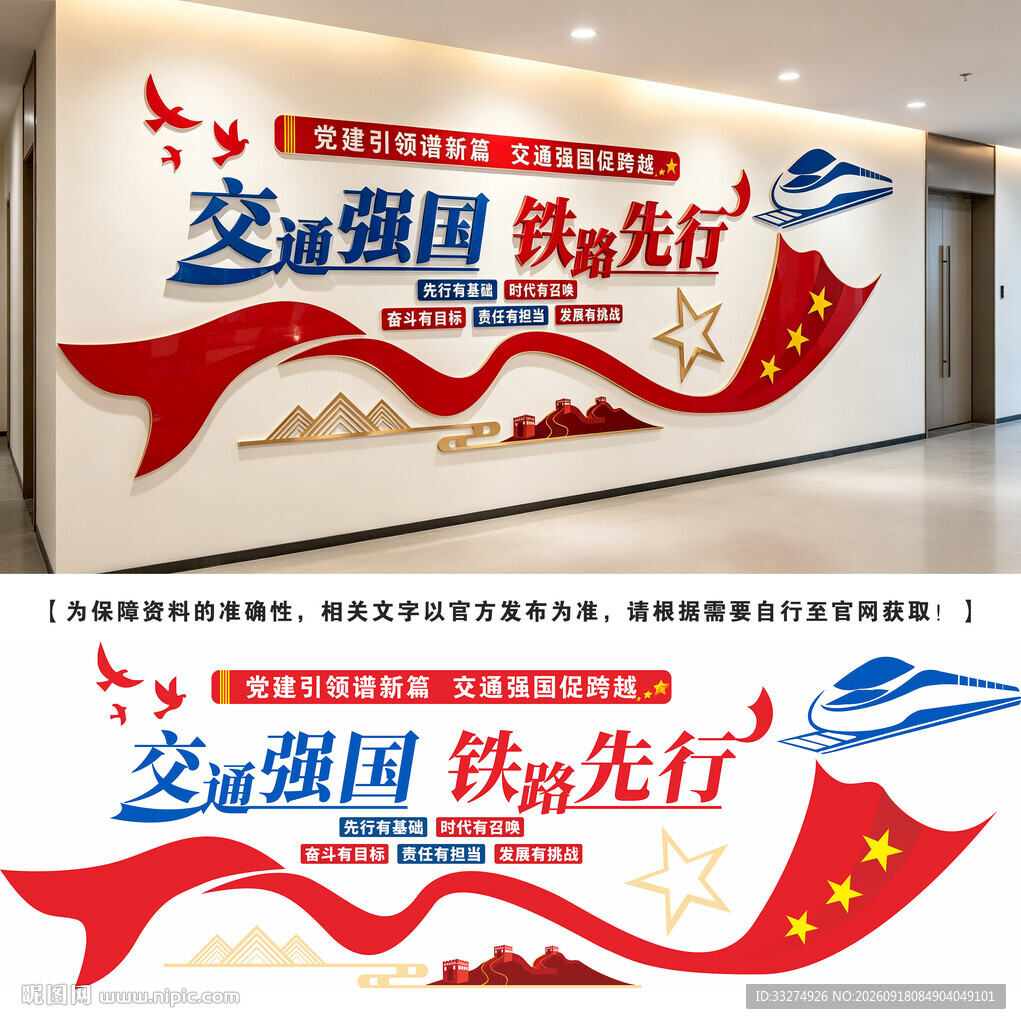 交通强国文化墙