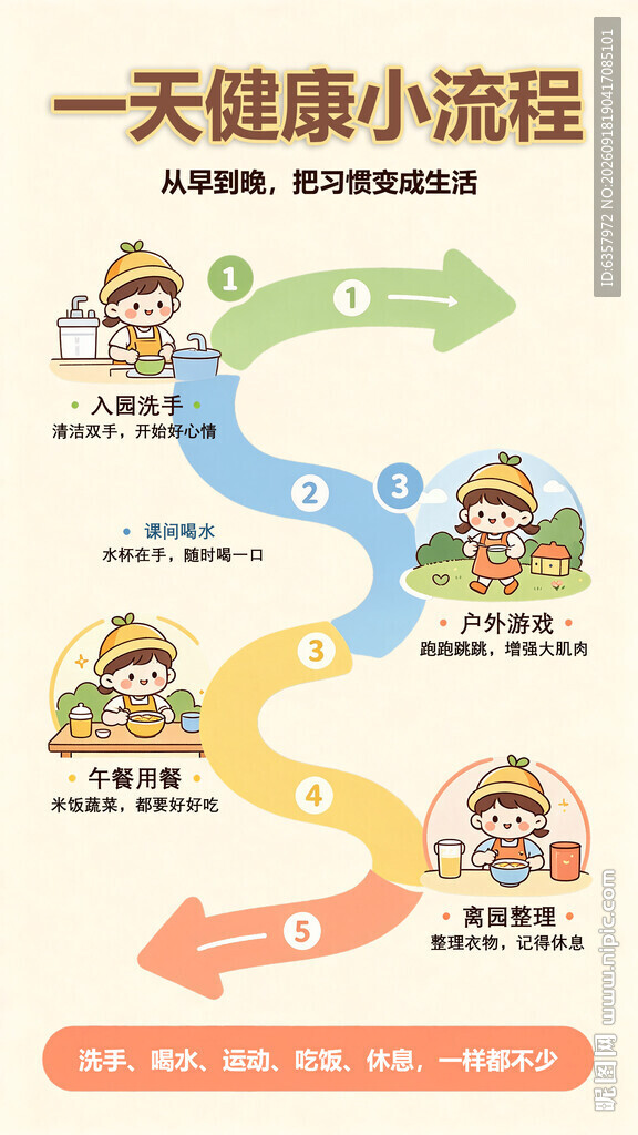 一天健康小流程