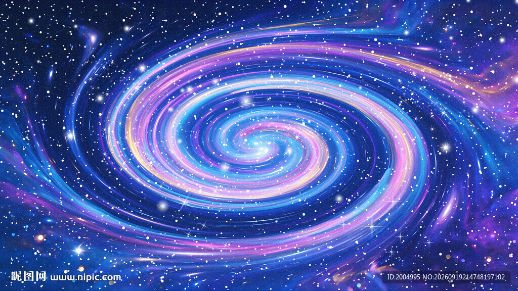 梦幻唯美旋涡宇宙星空