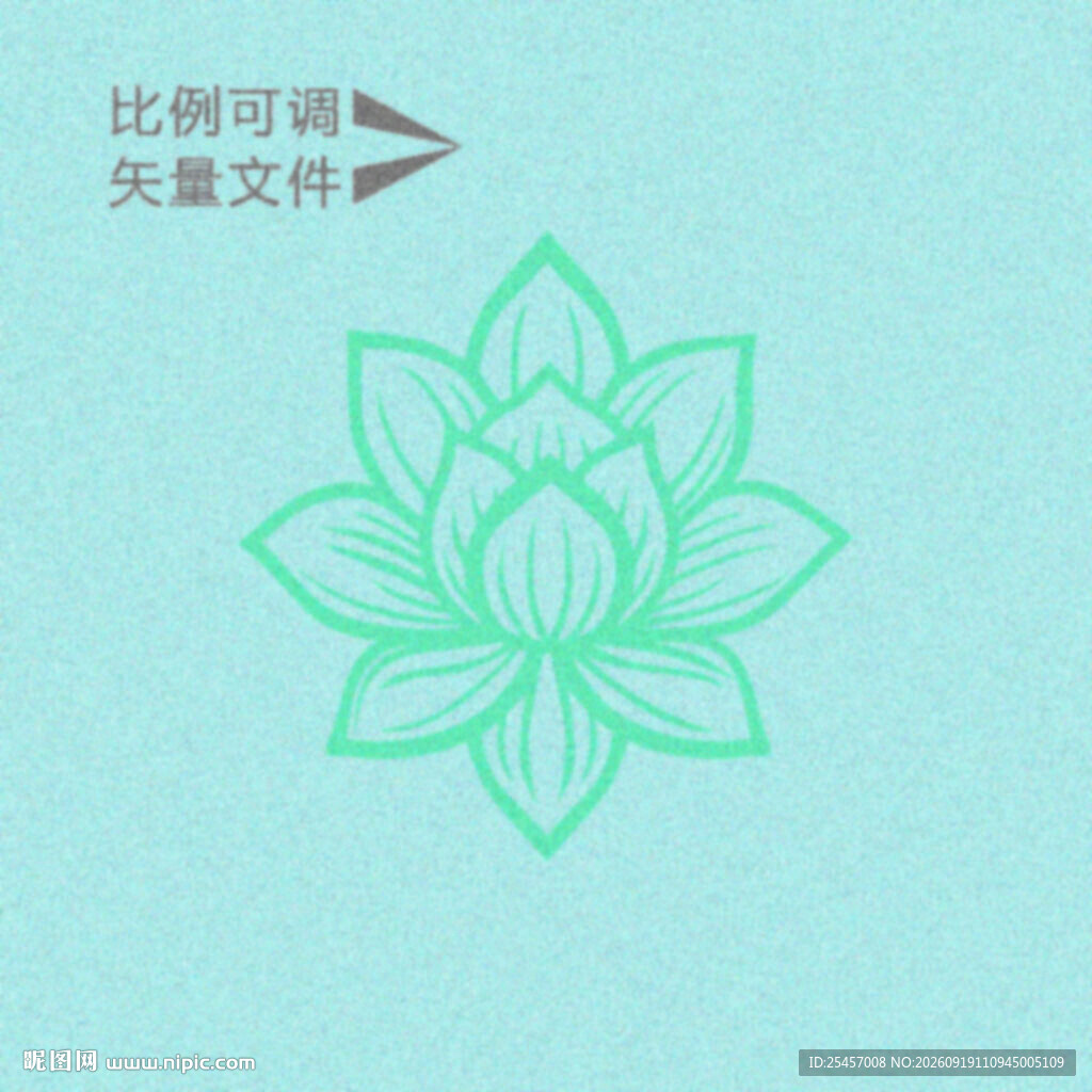 莲花图案  