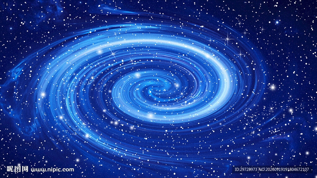 蓝色宇宙星空