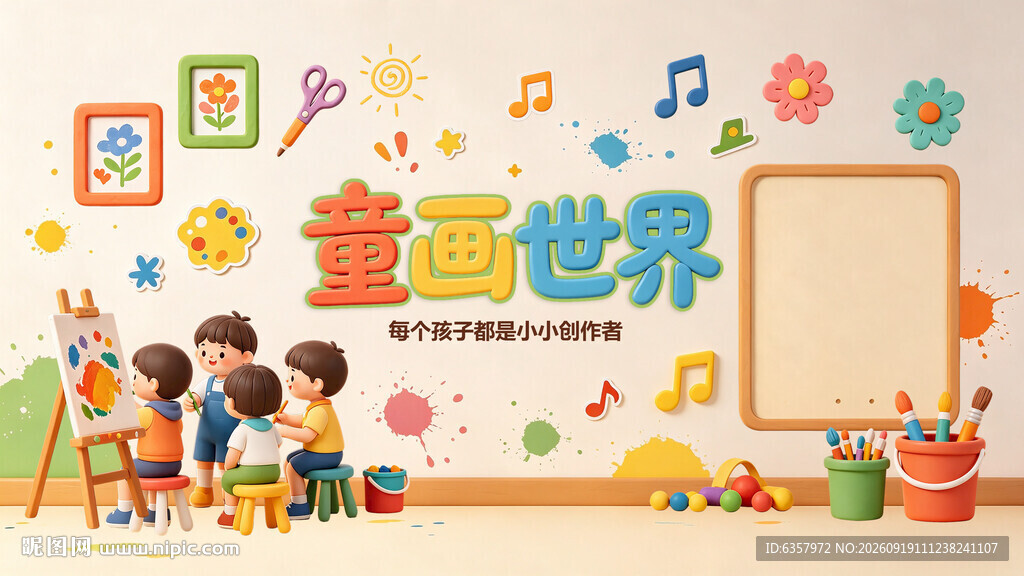 儿童绘画世界 欢乐创作