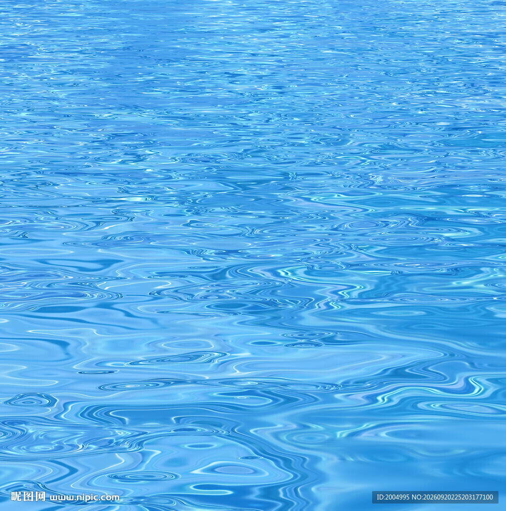 蓝色水面纹理