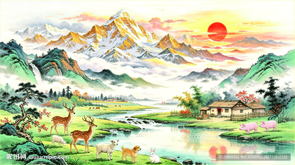日照金山
