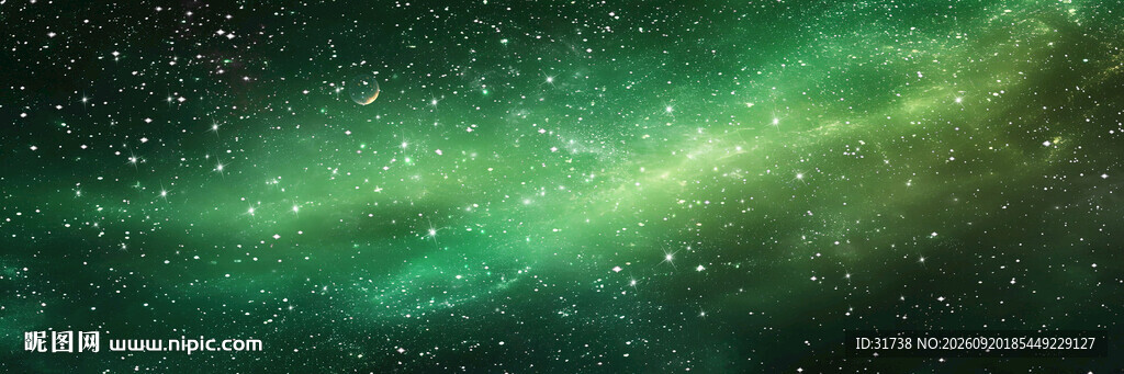 巨幅银河宇宙星空背景图