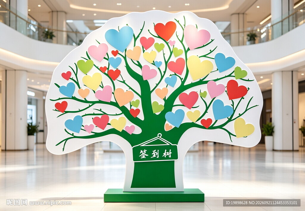 爱心树造型