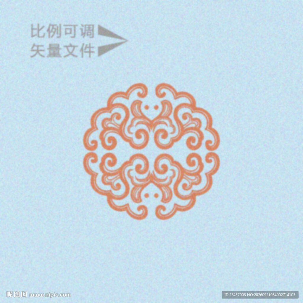 团花图案  