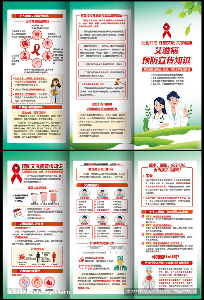 艾滋病折页