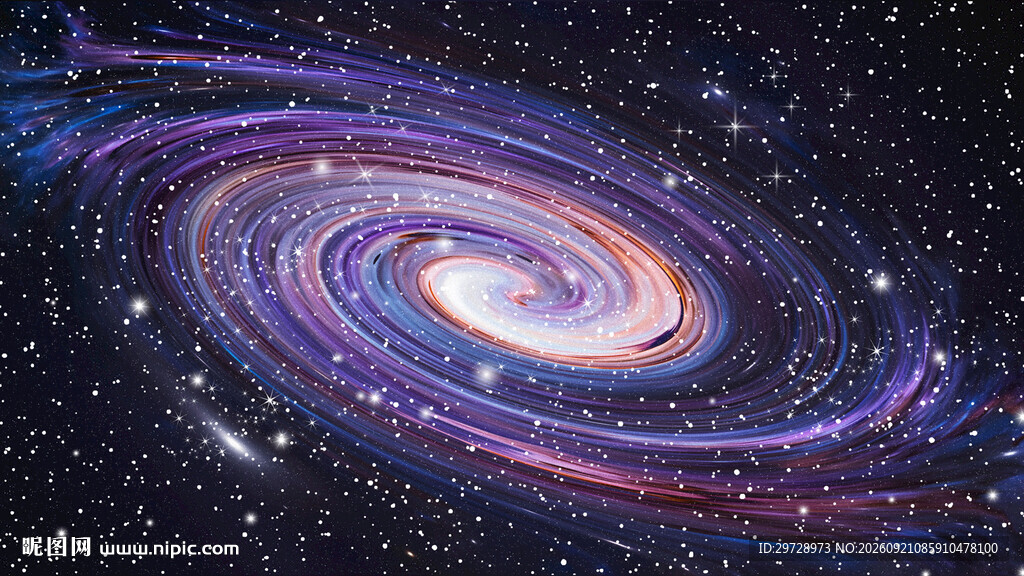 彩色宇宙星空