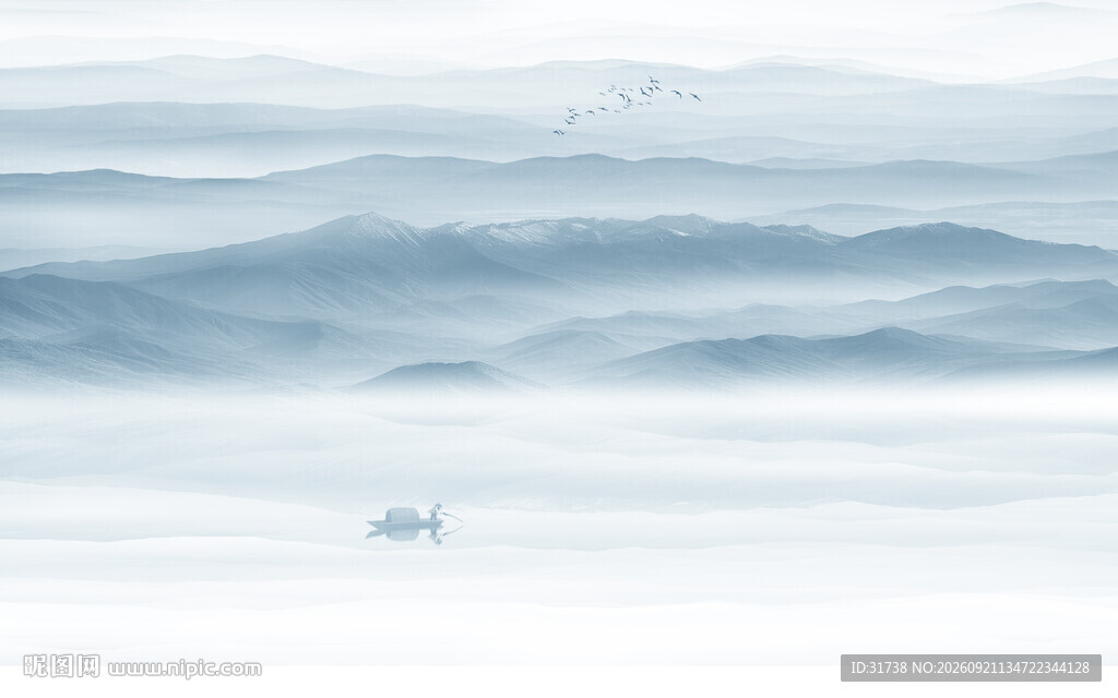 禅意山水画