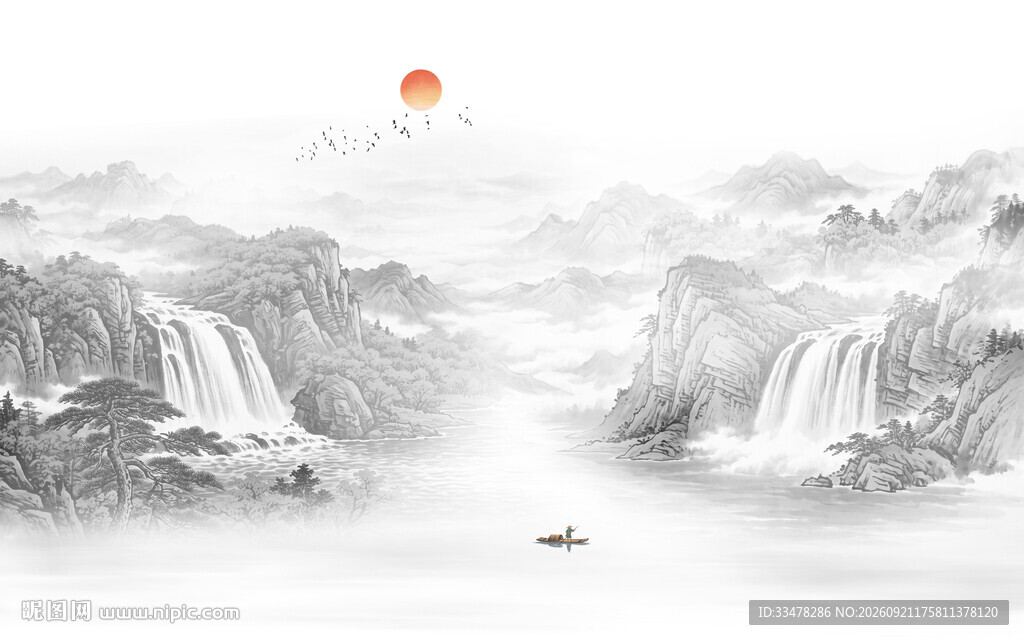 国画山水