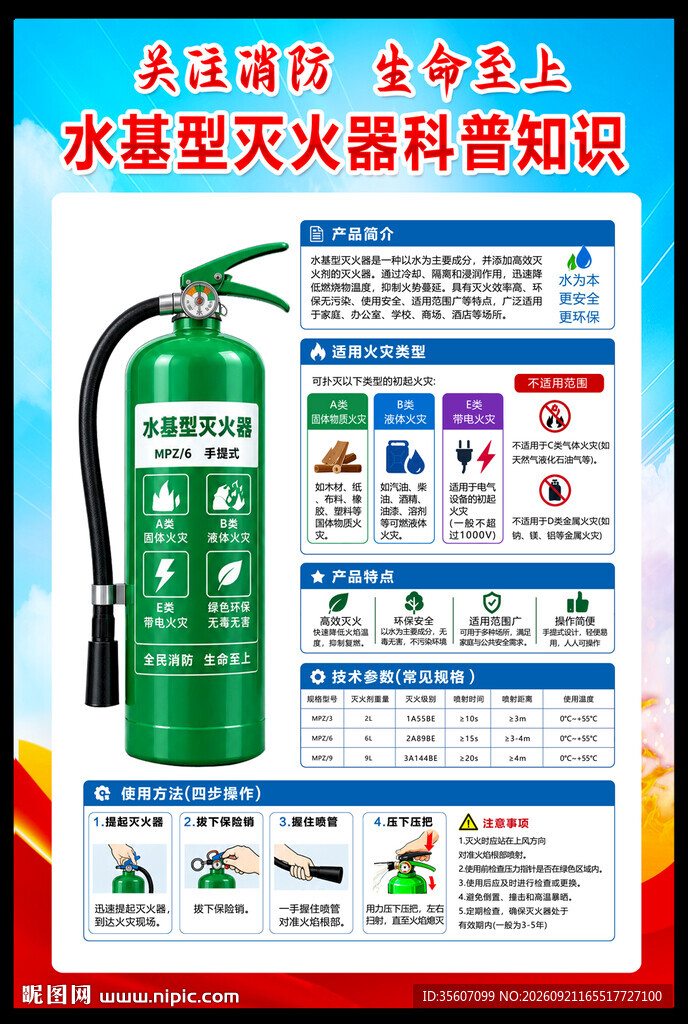 水基型灭火器科普知识