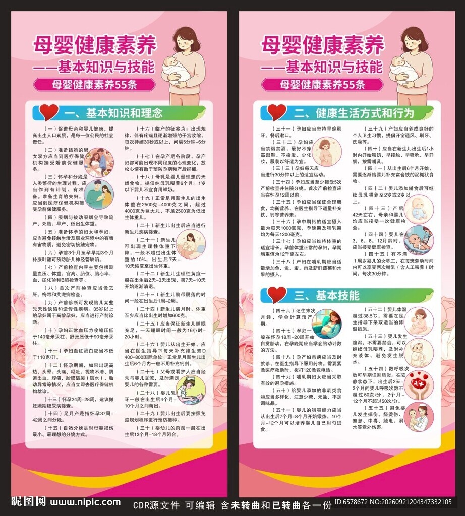 母婴健康素养55条