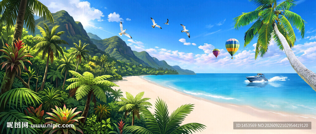 夏日海滩
