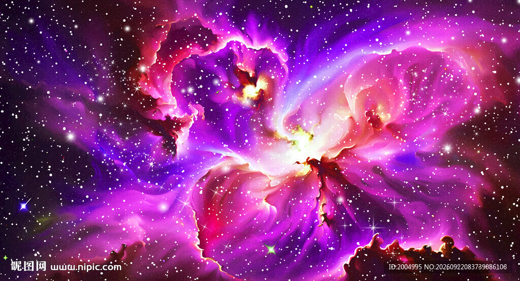 绚丽星空背景