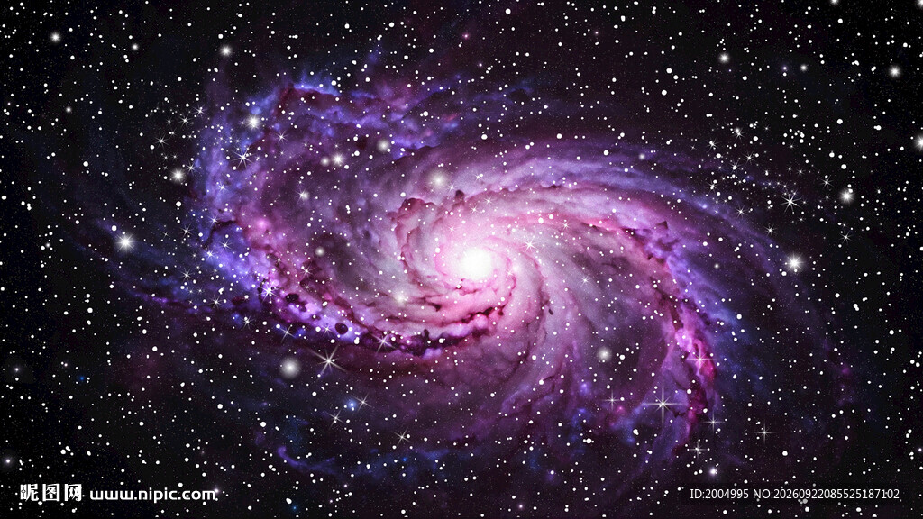 紫色星空背景