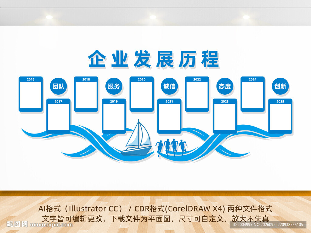 企业发展历程文化墙